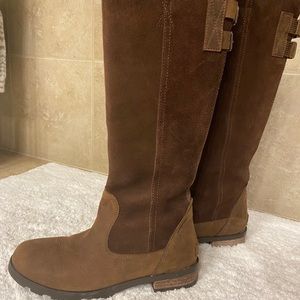 Sorel Emelie Tall Leather Waterproof Boots